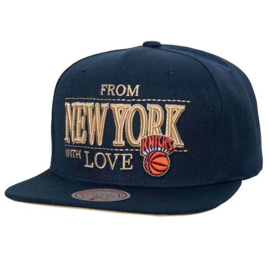 WITH LOVE new york knicks azul snapback visera plana - intershopgc - Tienda de gorras online - Maspalomas